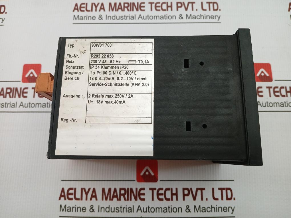 93W01 700 Electric Controller 230V 48-62Hz Wiesloch
