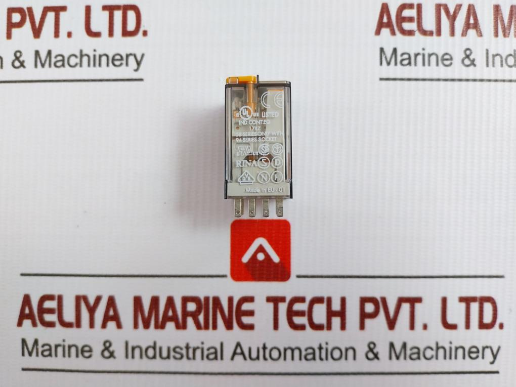 94.04 55.34.8.230.0040 Finder 230V Ac 10A Ass Interface Relay With Socket Module