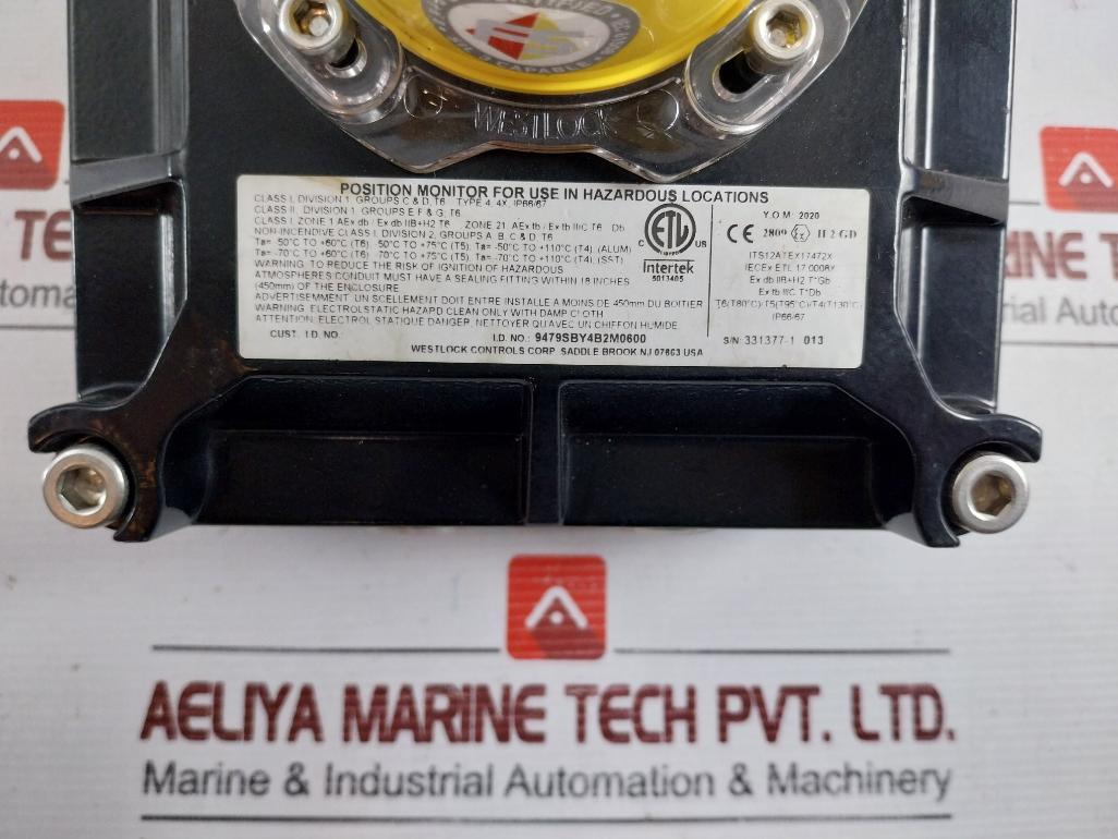 9479Sby4B2M0600 Prox Switch Position Monitor Westlock Controls