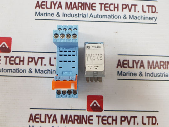 Releco 376-470 Plug In Power Relay With Coil 6A 250Vac