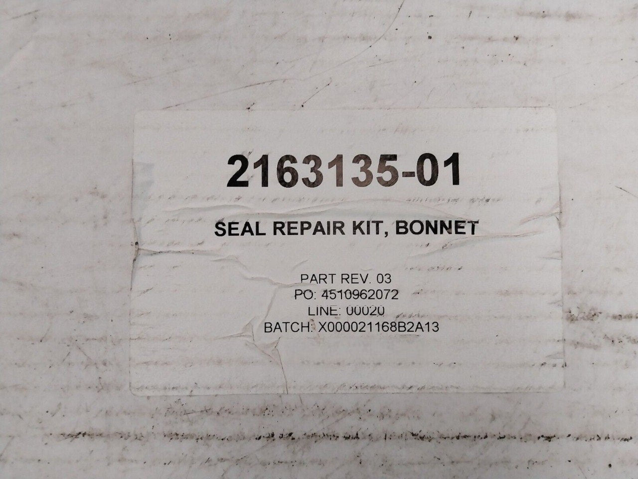 Cameron 2163135-01 Seal Repair Kit