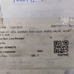 Cameron 2163135-01 Seal Repair Kit
