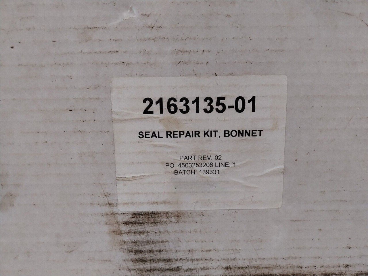 Cameron 2163135-01 Seal Repair Kit C143-644356-02