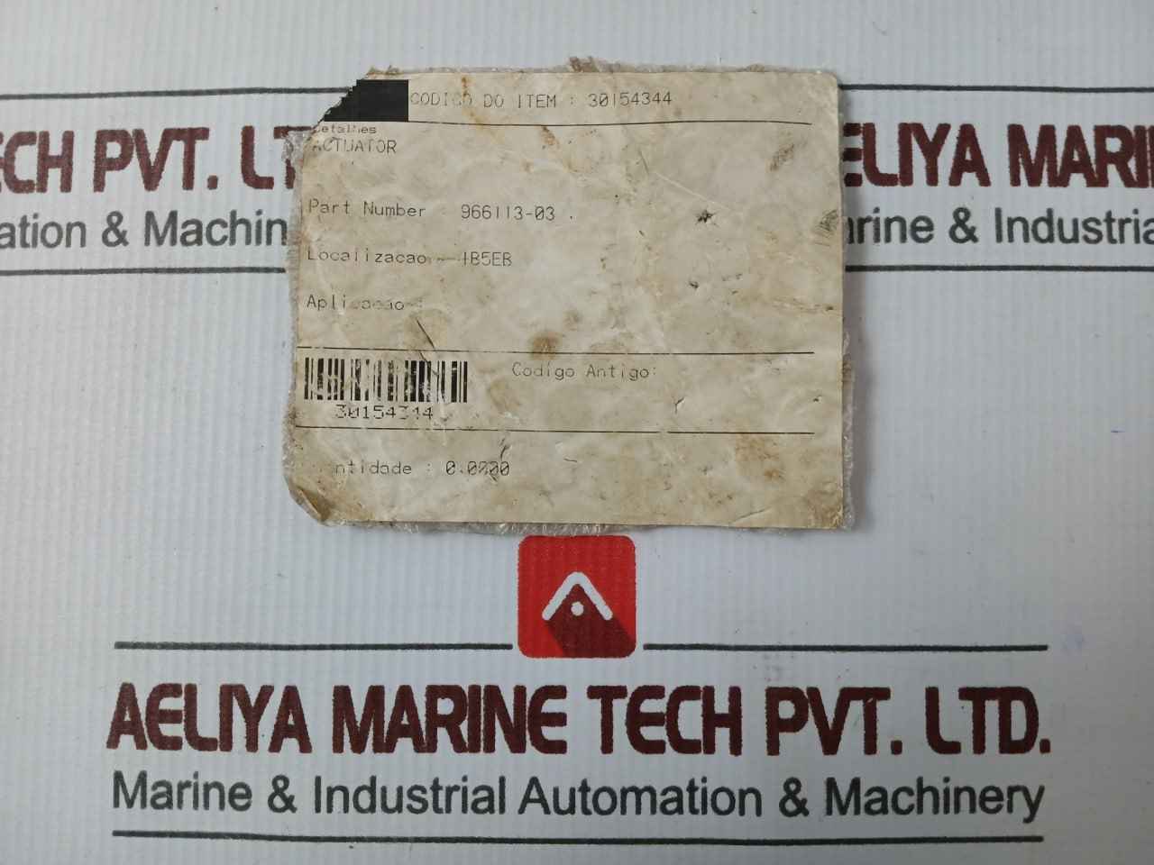 966113-03 A Actuator 30154344