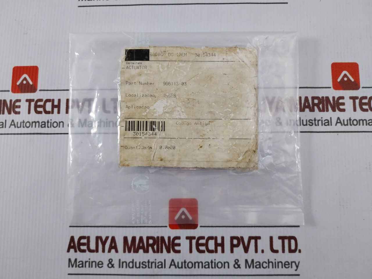 966113-03 Industrial Actuator 30154344,E031801