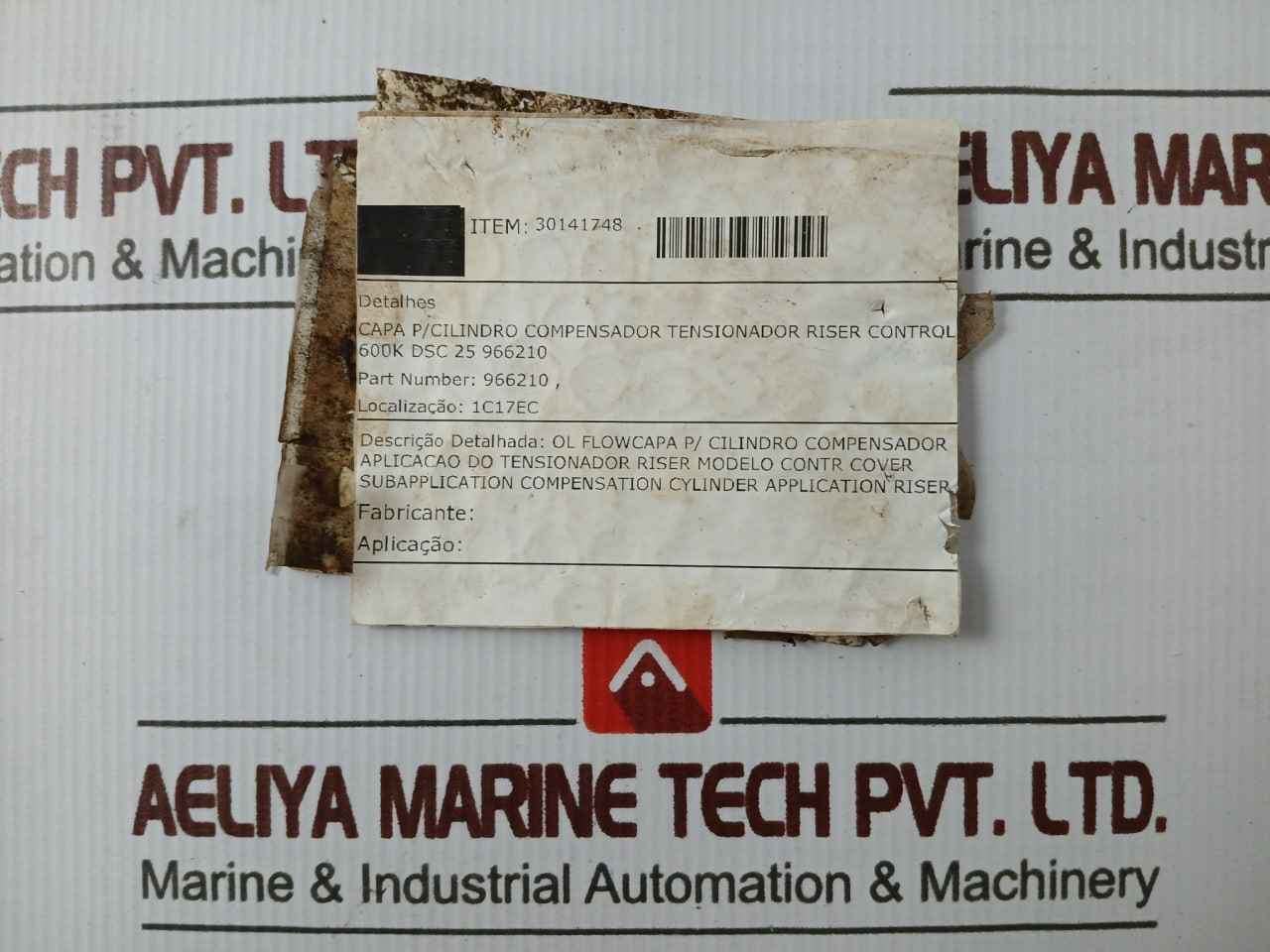 966210 Cover Compensation Cylinder Riser Application