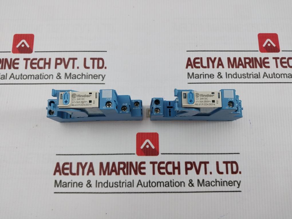 97.01 46.61.9.024.0074 Interface Relay With Socket Module Assembly 24V Dc Finder