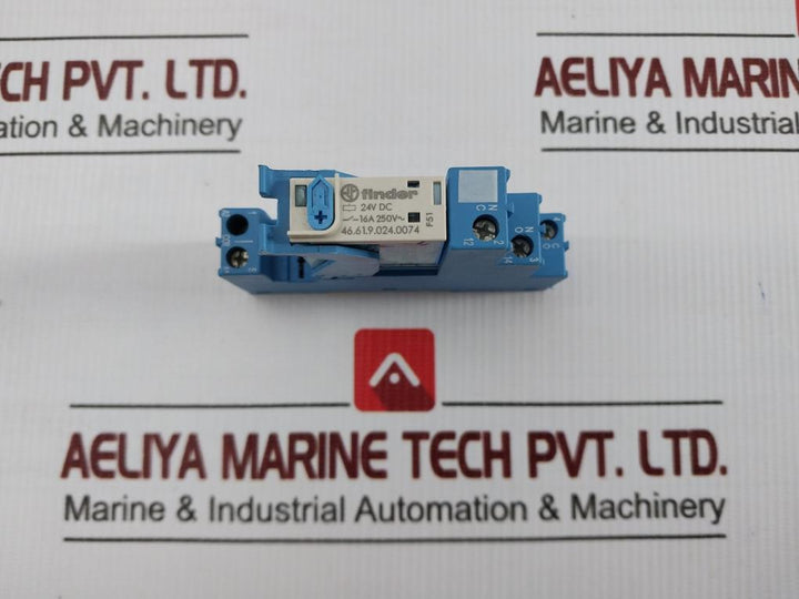 97.01 46.61.9.024.0074 Interface Relay With Socket Module Assembly 24V Dc Finder