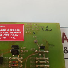 Kr electronics 971521-2 receiver pcb card