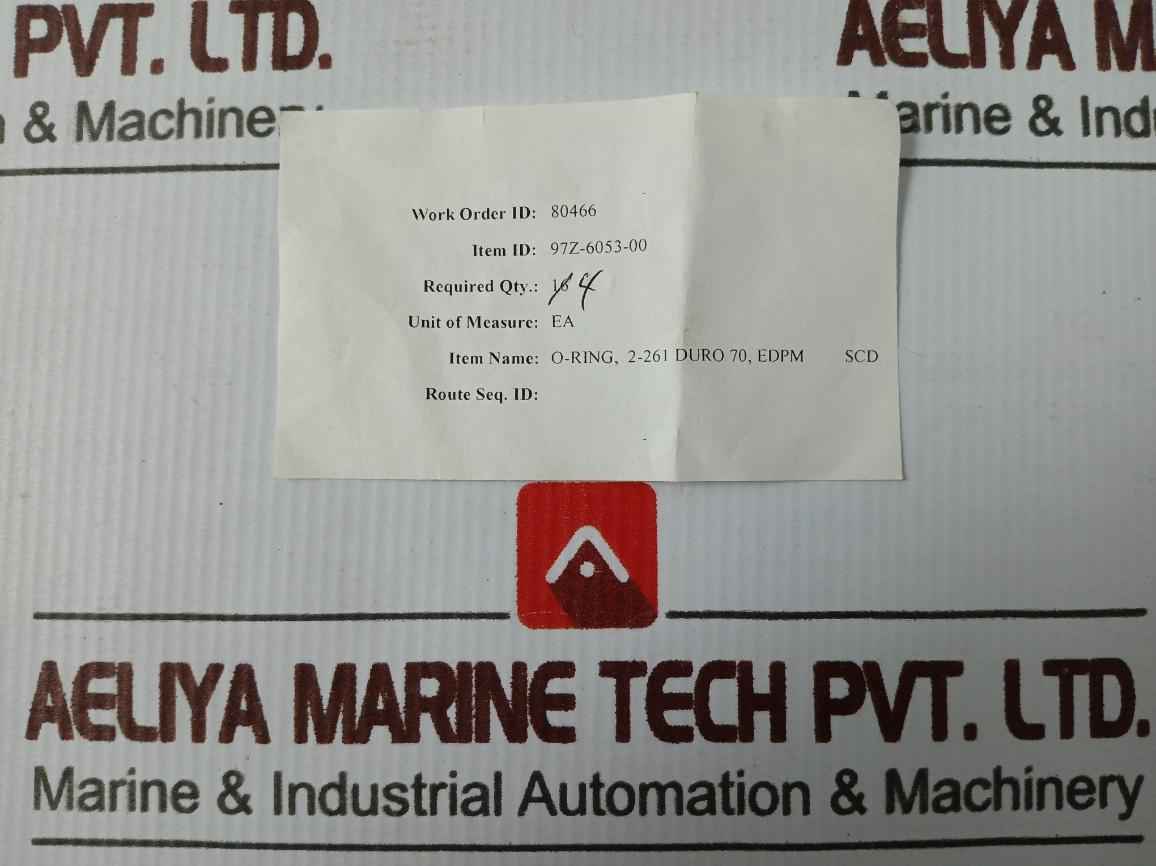 97Z-6053-00 O-ring Edpm 2-261 Duro 70