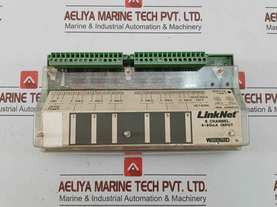 9905-968 Linknet 6 Channel Analog Input Module In 4-20Ma Revision J Woodward