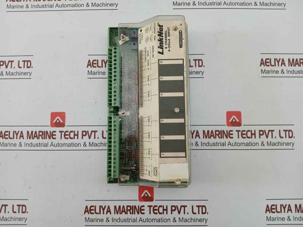 9905-968 Linknet 6 Channel Analog Input Module In 4-20Ma Revision J Woodward