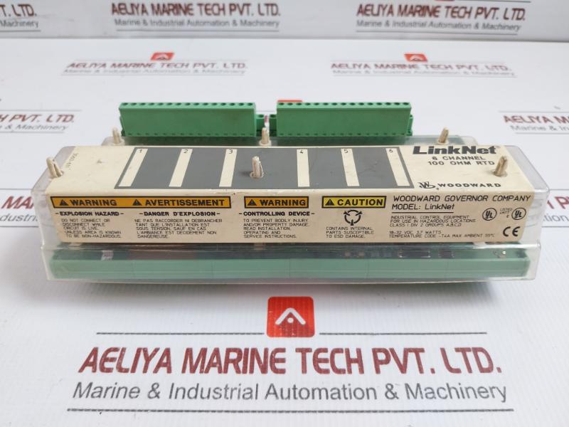 9905-970 Linknet 6-channel Input Module 18-32Vdc 3.7W Woodward