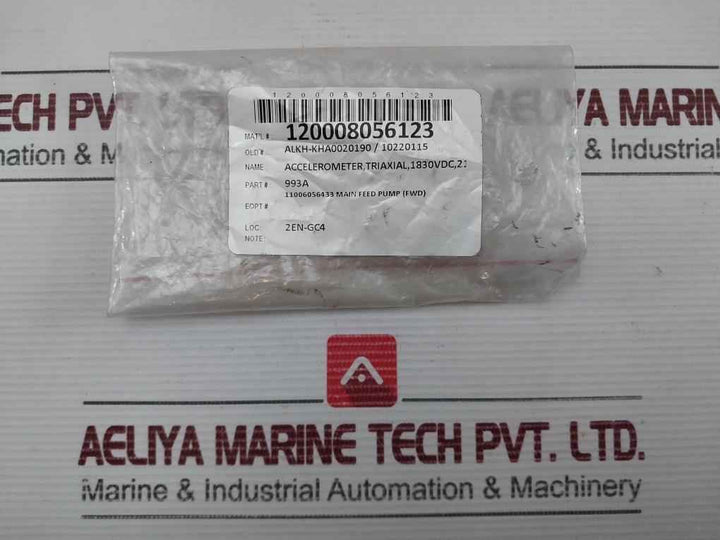993A Triaxial Accelerometer Wilcoxon 18-30Vdc 2-10Ma