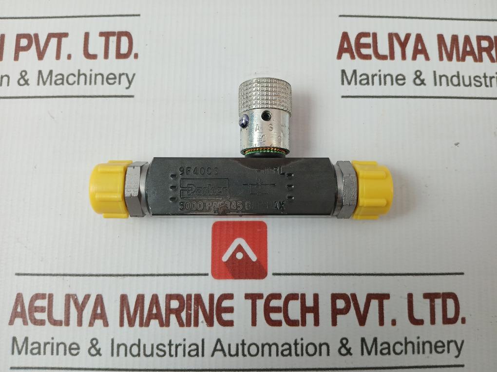 9F400S In-line Flow Control Valve 5000 Psi Parker