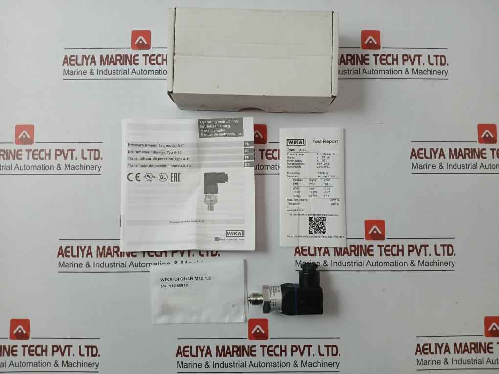 A-10 Pressure Sensor Transmitter Power Supply Wika 8…30V…/ 25Ma