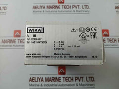 A-10 Pressure Sensor Transmitter Power Supply Wika 8…30V…/ 25Ma