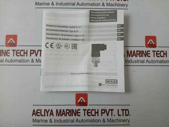 A-10 Pressure Sensor Transmitter Power Supply Wika 8…30V…/ 25Ma