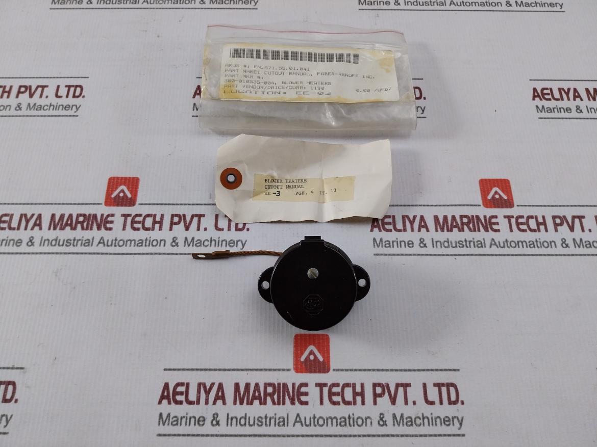 A-b Ybhc Blower Heaters Cutout Manual 300-010535-004