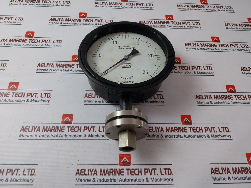 A.N.INSTRUMENTS 0-25 KG/CM2 Pressure Gauge