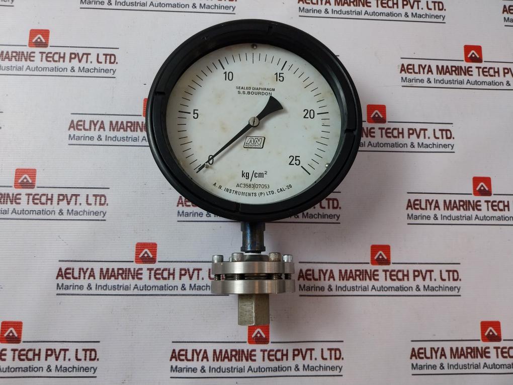 A.N.INSTRUMENTS 0-25 KG/CM2 Pressure Gauge