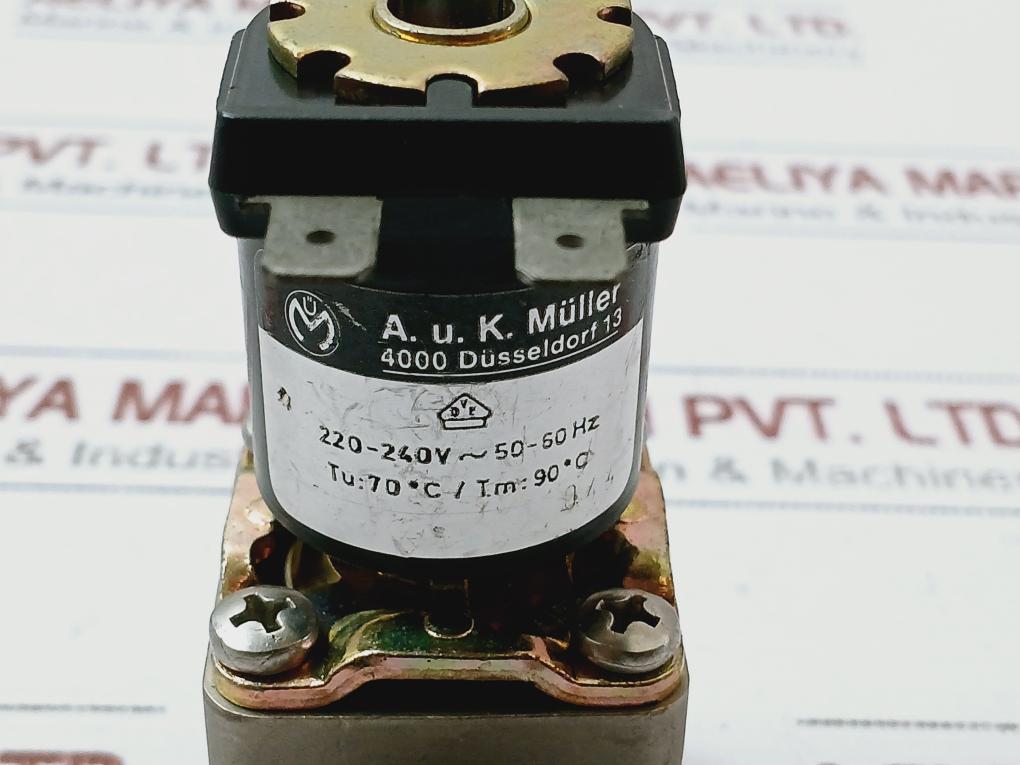 A.U.K. Mueller 1.010.522 Solenoid Valve 0.2-10 Bar 220-240V 50-60Hz