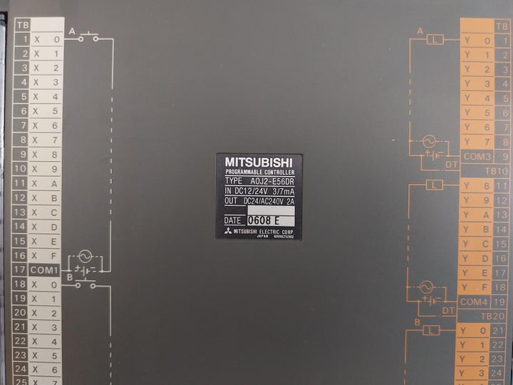 A0J2-e56Dr Programmable Controller Input: Dc12/24V 3/7Ma Mitsubishi Electric