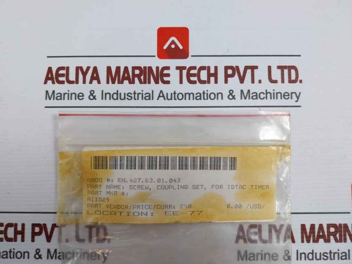 A11529 Coupling Set Screw For Igtac Timer