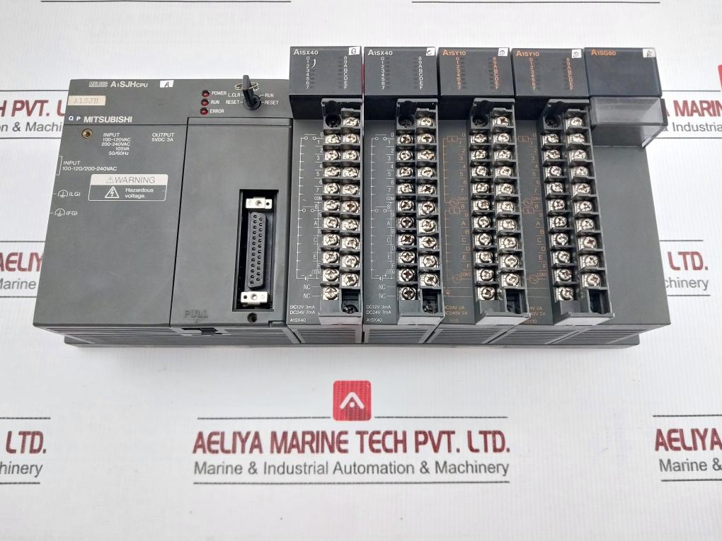 A1Sjhcpu Mitsubishi Electric 100-120Vac Programmable Logic Controller Plc System