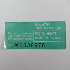 A4 Wt-5P Tech Trackball Serial Computer Mouse 12V,10Ma
