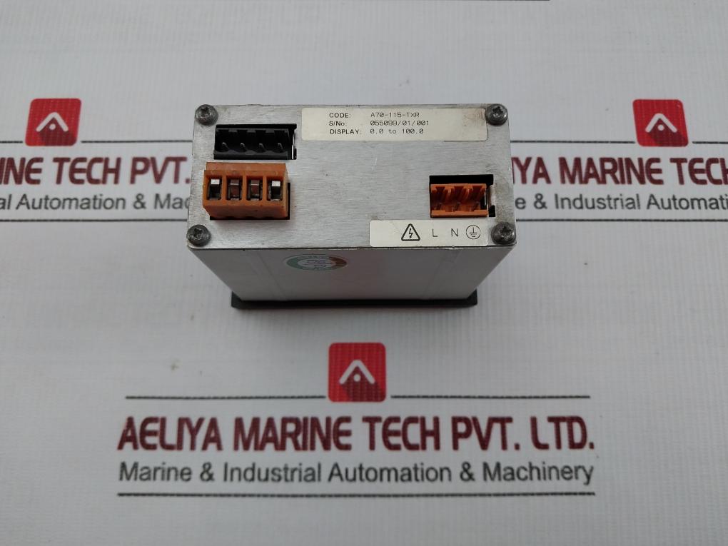 A70-115-txr Process Input Panel Meter Beka Associates 115Vac 50/60Hz