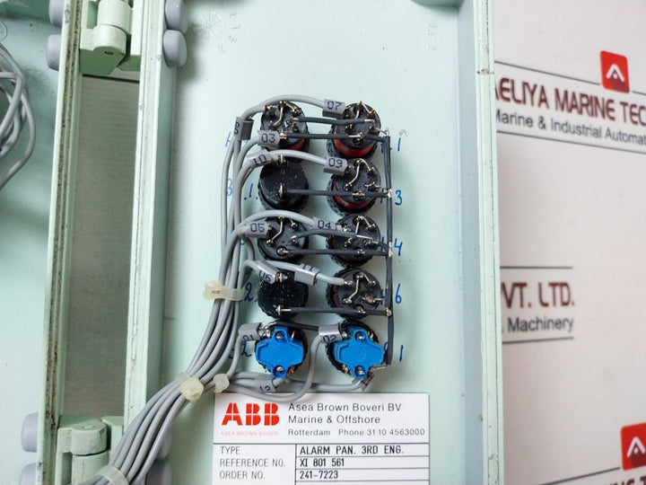 Abb Xi 801 561 Alarm Panel