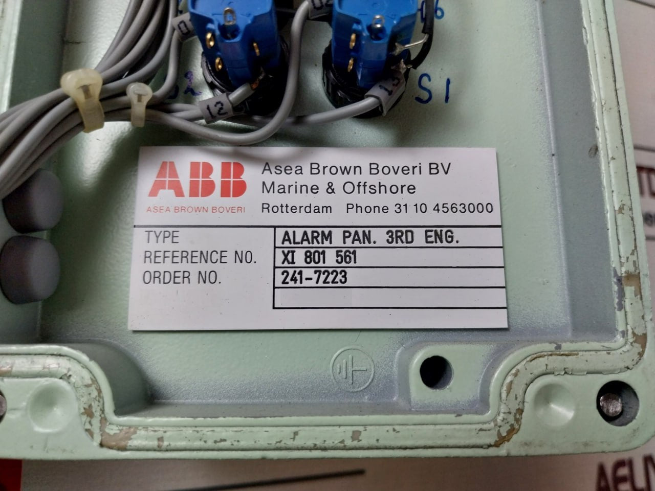 Abb Xi 801 561 Alarm Panel