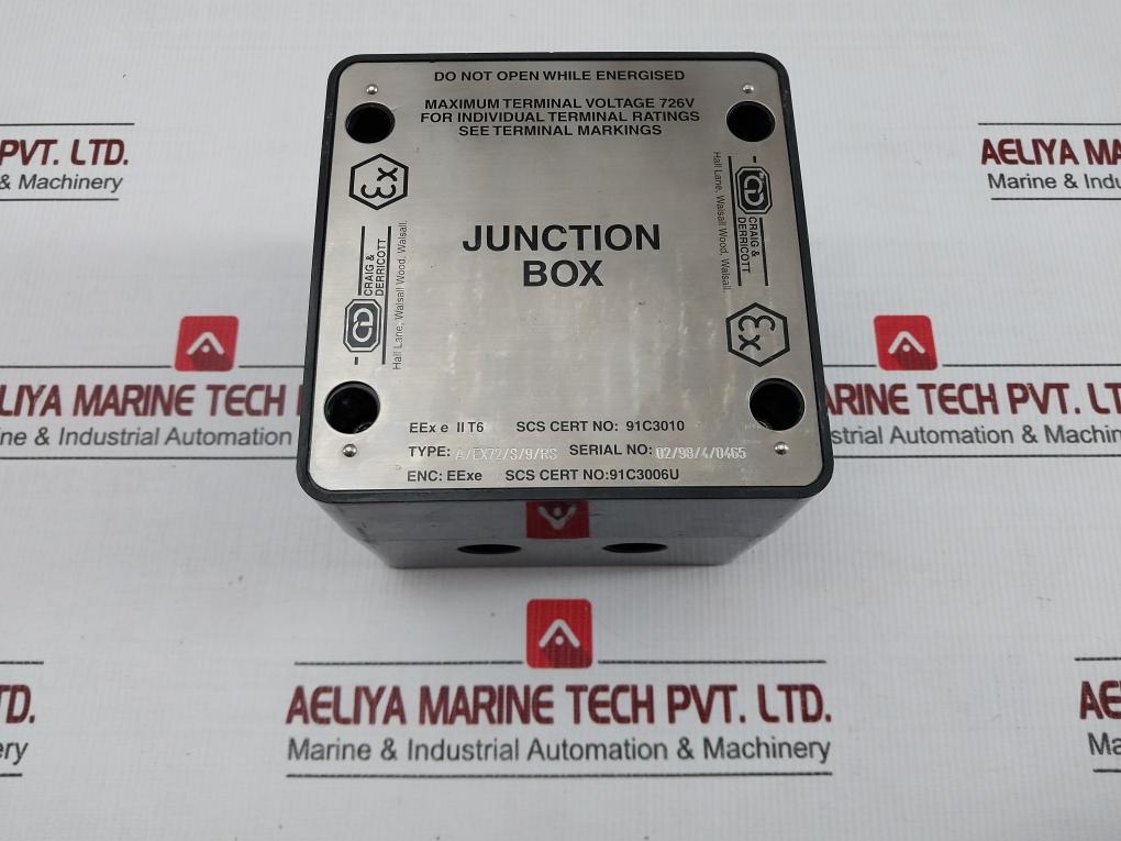 A/Ex72/S/9/Rs Junction Box Craig & Derricott 726V