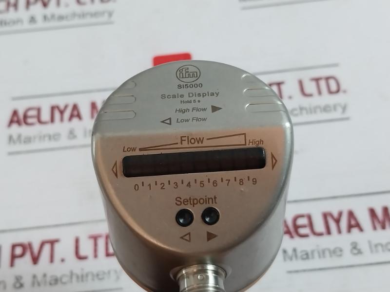 Ifm Si5000 Scale Display Flow Monitor Meter 12 749B 19-36Vdc Sid10Abbfpkg/Us