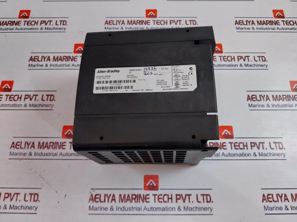 ALLEN-BRADLEY 1756-PB72 Dc Input Power Supply 89843