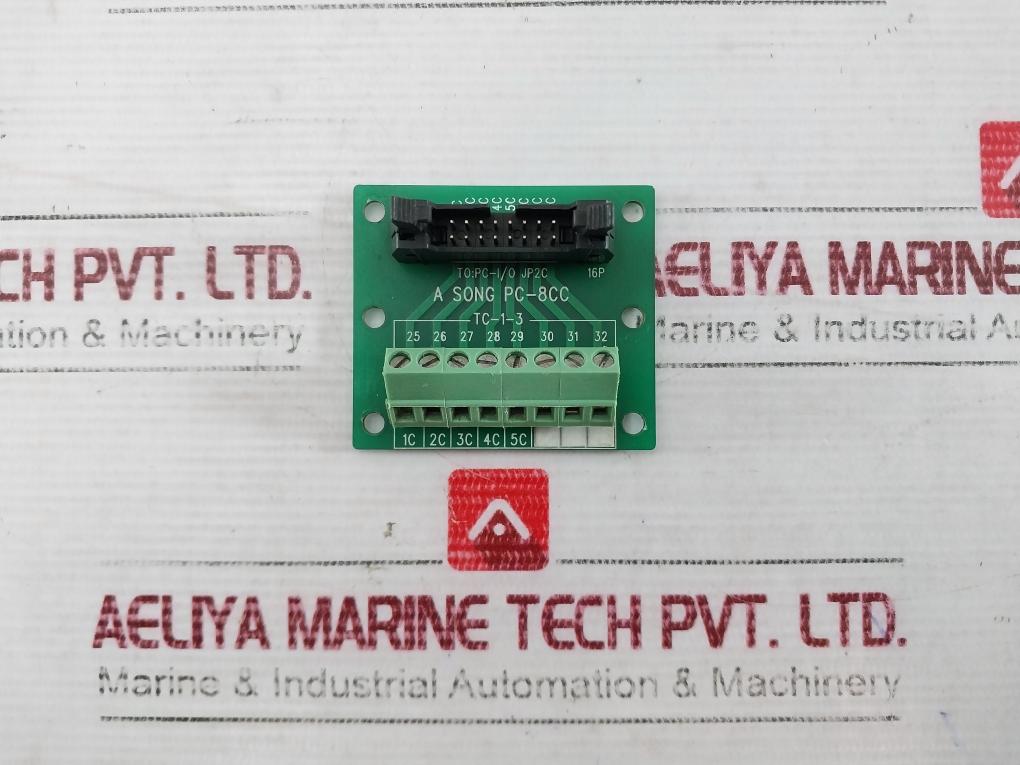 A SONG PC-8CC Input Output Terminal Board PC-I/O JP2C PCB