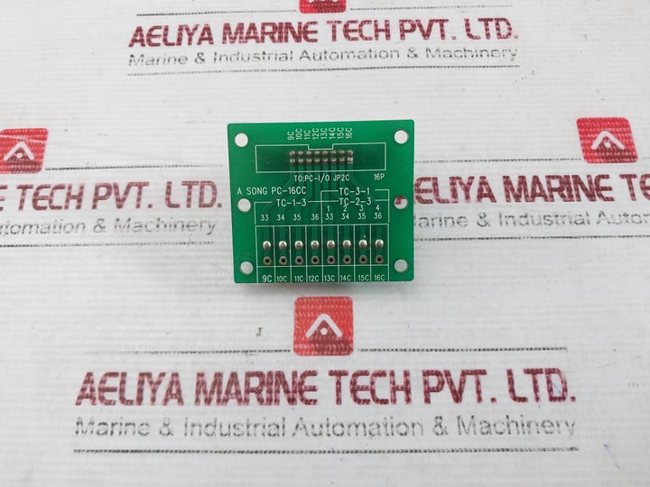 A SONG PC-8CC Input Output Terminal Board PC-I/O JP2C PCB