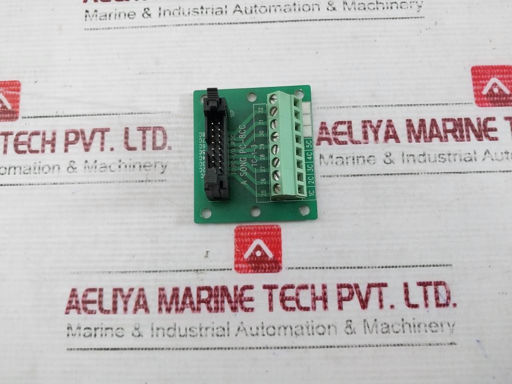 A SONG PC-8CC Input Output Terminal Board PC-I/O JP2C PCB