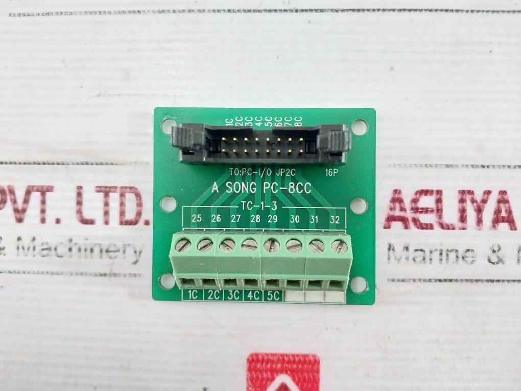 A SONG PC-8CC Input Output Terminal Board PC-I/O JP2C PCB