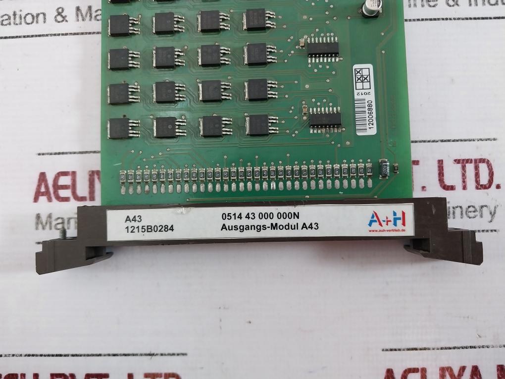 A+H Solutions A43 Pcb Output Module Printed Circuit Board 1215B0284