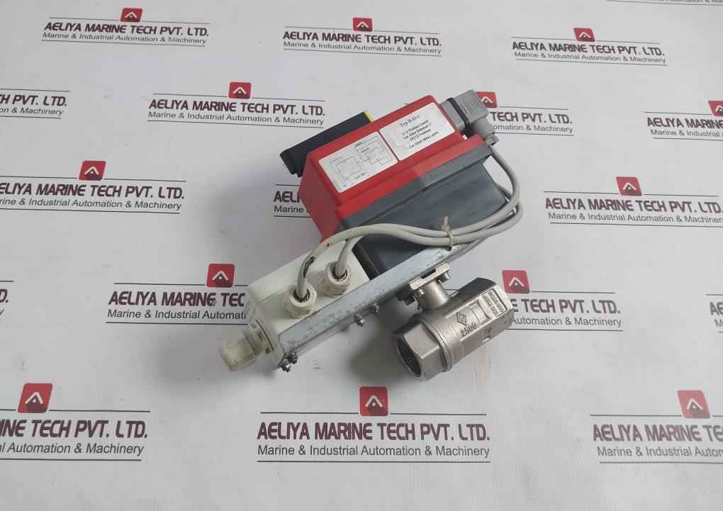 A+a Wehlan R-o-u Electric Actuator W/ Ball Valve Assembly 125v/ac 30v/dc