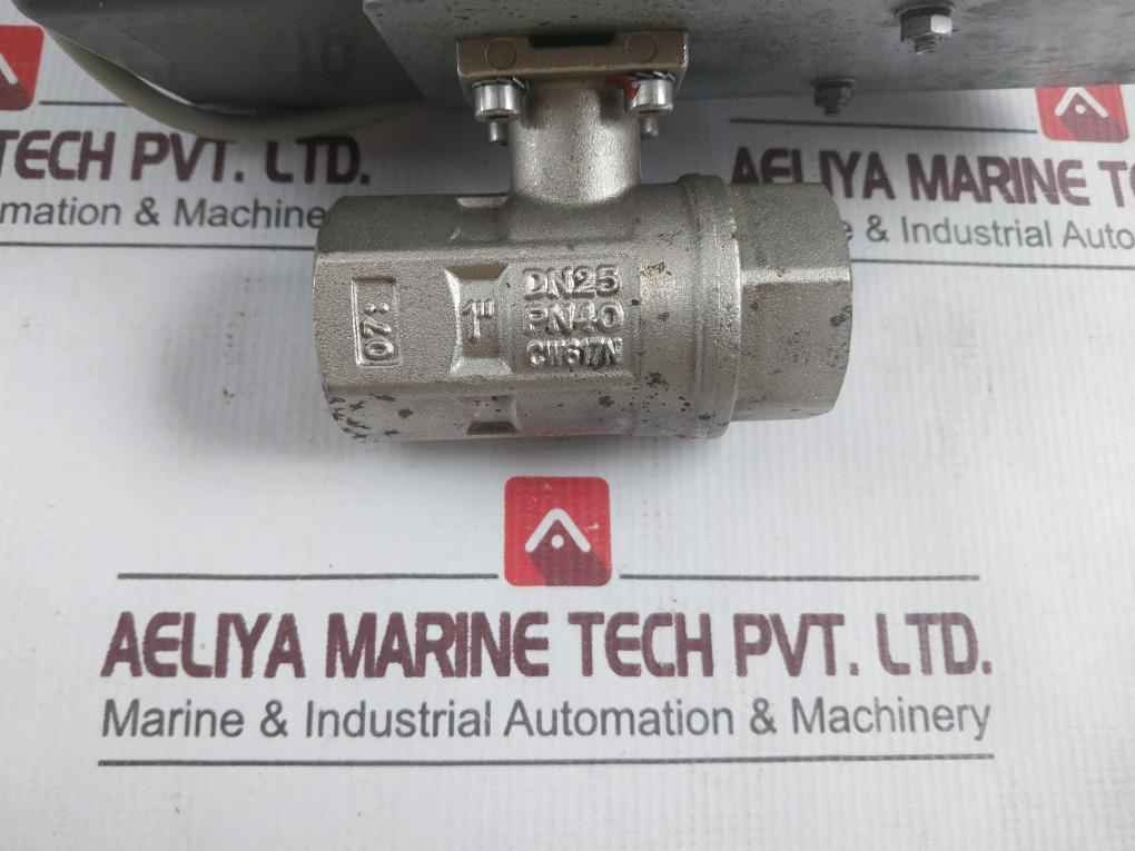 A+a Wehlan R-o-u Electric Actuator W/ Ball Valve Assembly 125v/ac 30v/dc