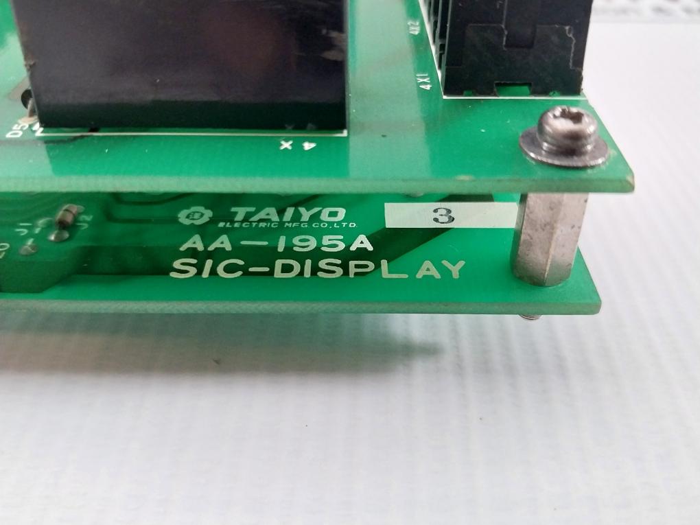 Aa-197A Printed Circuit Board Sic-3 Taiyo Electric