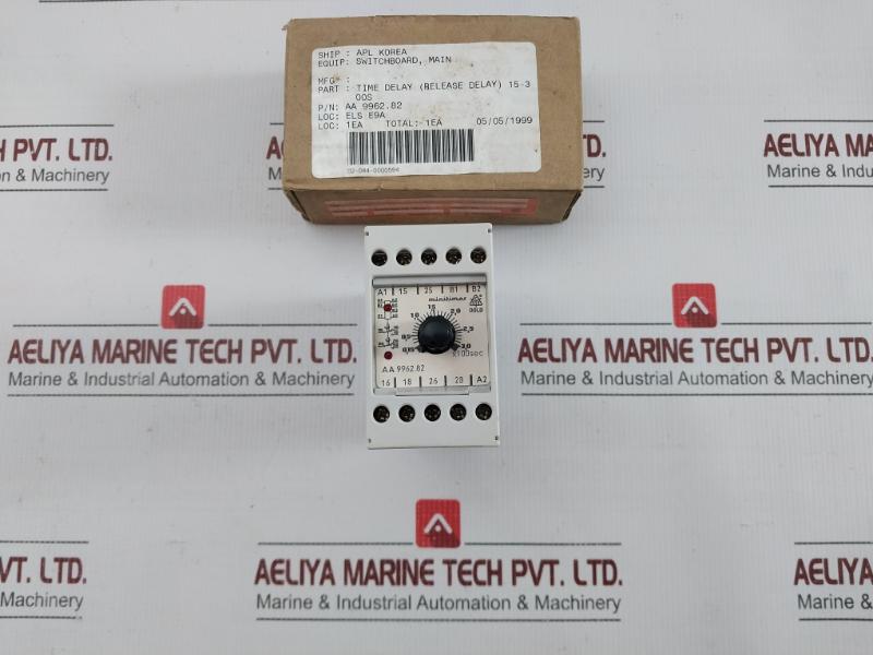 Aa 9962.82 Off-delay Time Relay 220Vac 15-300Sec E. Dold & Sohne