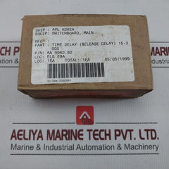 Aa 9962.82 Off-delay Time Relay 220Vac 15-300Sec E. Dold & Sohne