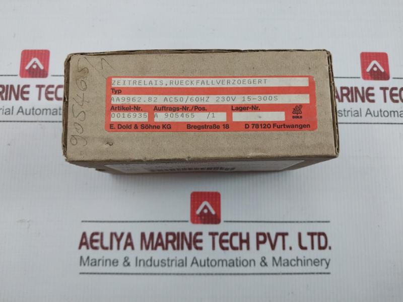 Aa 9962.82 Off-delay Time Relay 230Vac E. Dold & Sohne