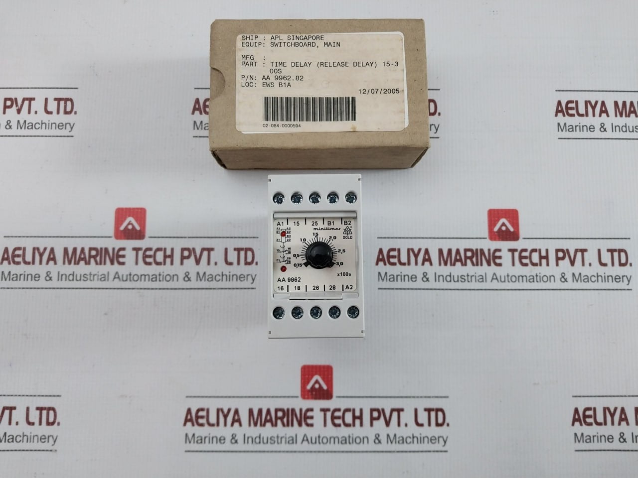 Aa 9962.82 Off-delay Time Relay 230Vac E. Dold & Sohne