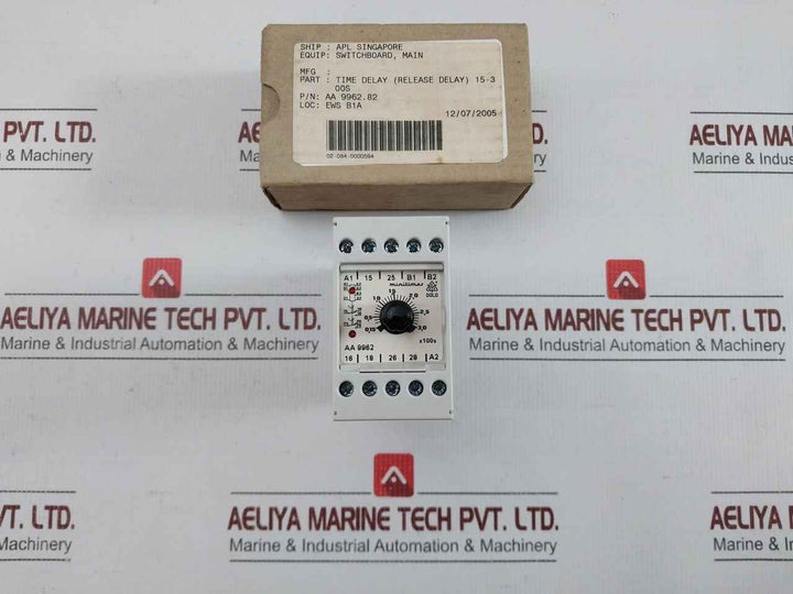 Aa 9962.82 Off-delay Time Relay 230Vac E. Dold & Sohne