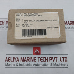Aa 9962.82 Off-delay Time Relay 230Vac E. Dold & Sohne